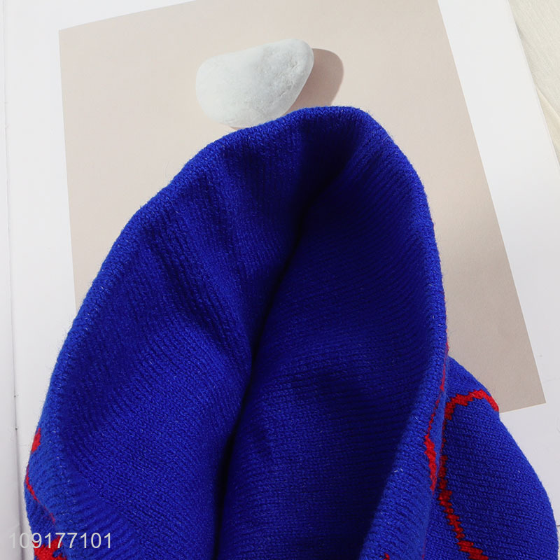 Factory Supply Spider Pattern Beanie Hat Winter Warm Beanie Knit Hat