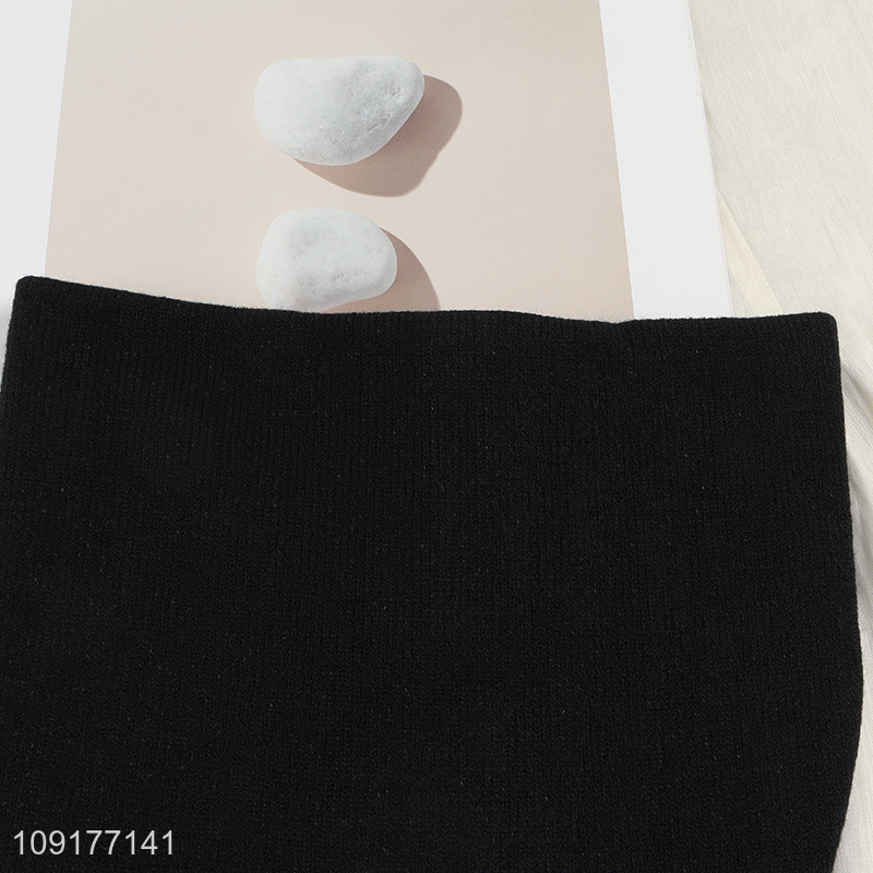 Wholesale Winter Jacquard Knit Beanie Hat Knitted Skull Cap for Women