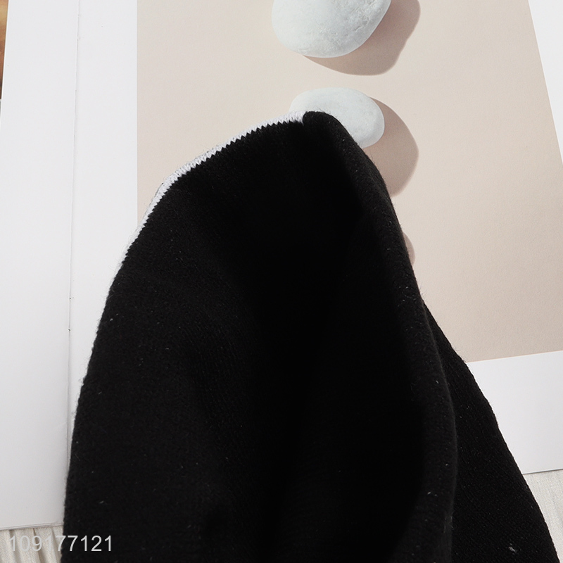 New Product Winter Jacquard Beanie Hat Slouchy Beanie Cap for Women