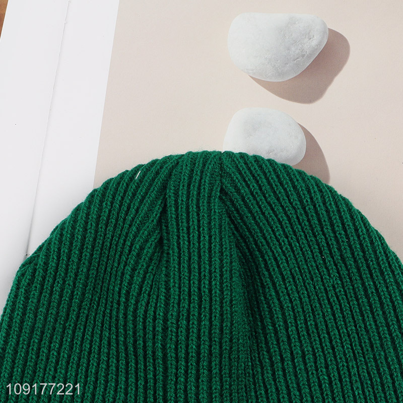 Hot Selling Unisex Beanie Hat Embroidered Warm Beanie Cap Knit Hat