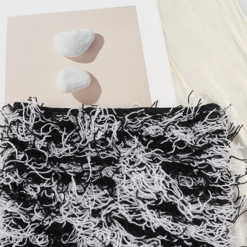 Factory Supply Unisex Winter Beanie Fuzzy Knitted Hat Warm Beanie Hat