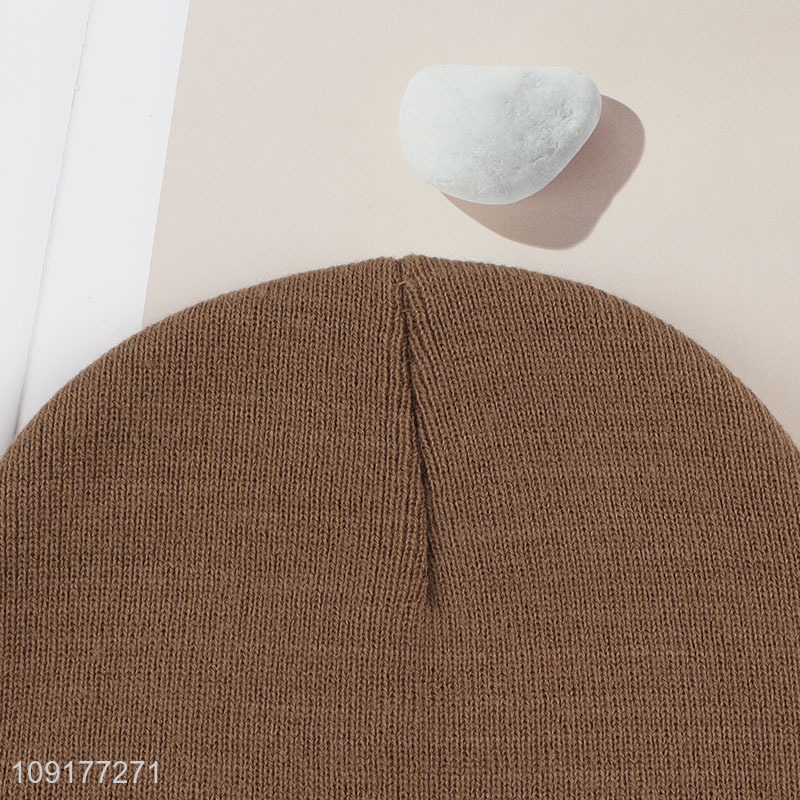 New Arrival Winter Warm Beanie Hat Rhinestone Beanie Cap for Women