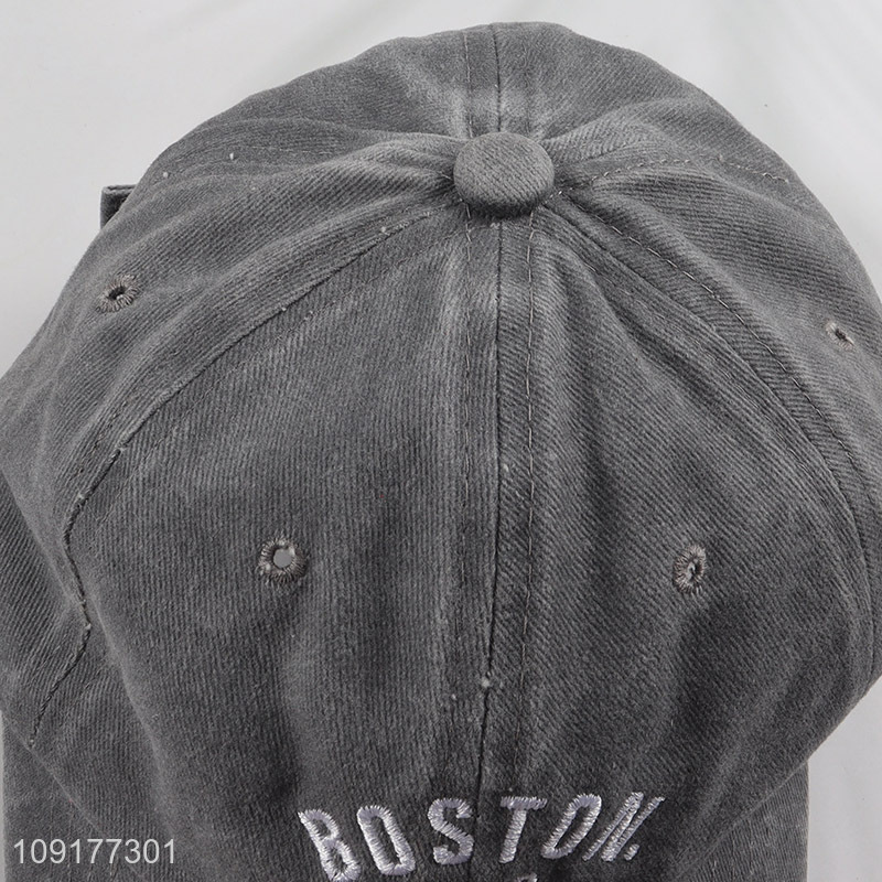 Good Quality Unisex Embroidery Baseball Hat Adjustable Breathable Baseball Cap