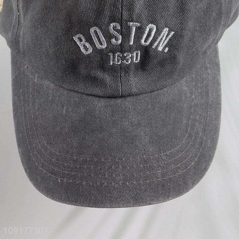 Good Quality Unisex Embroidery Baseball Hat Adjustable Breathable Baseball Cap