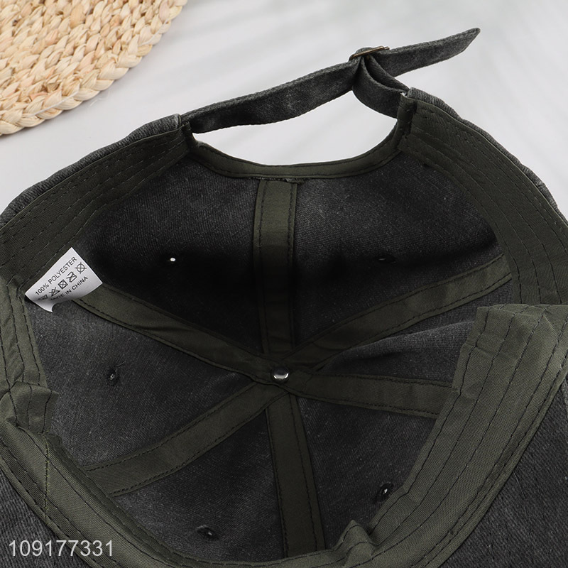 Hot Selling Unisex Baseball Hat Adjustable Breathable Baseball Cap Dat Hat