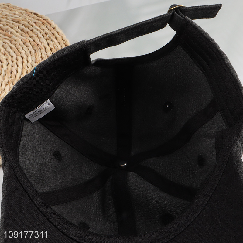 New Product Unisex Baseball Hat Embroidery Breathable Baseball Cap for Men Women