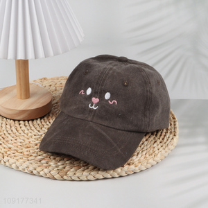 Online Wholesale Unisex Baseball Hat Embroidery Baseball Cap for Women Men