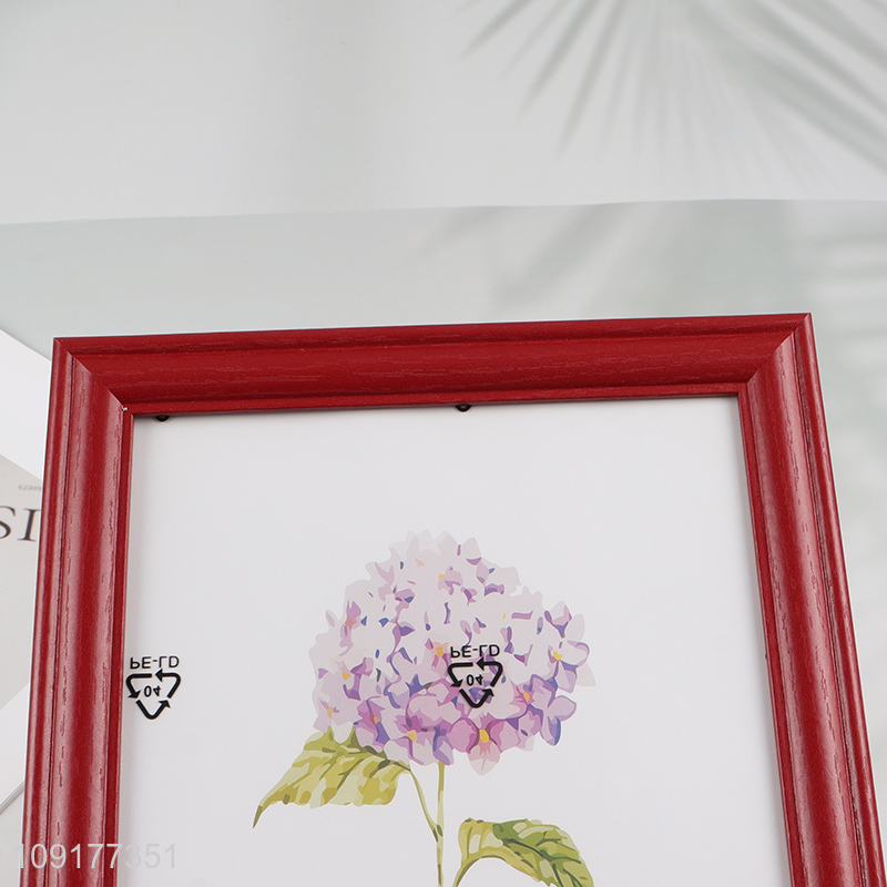 High Quality 6X8 Inch Solid Wood Picture Frame for Tabletop Display Wall Hanging