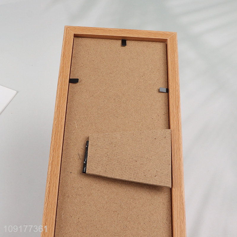 Wholesale Solid Wood Shadow Box Picture Frame Wooden Memory Box for Tabletop Decor