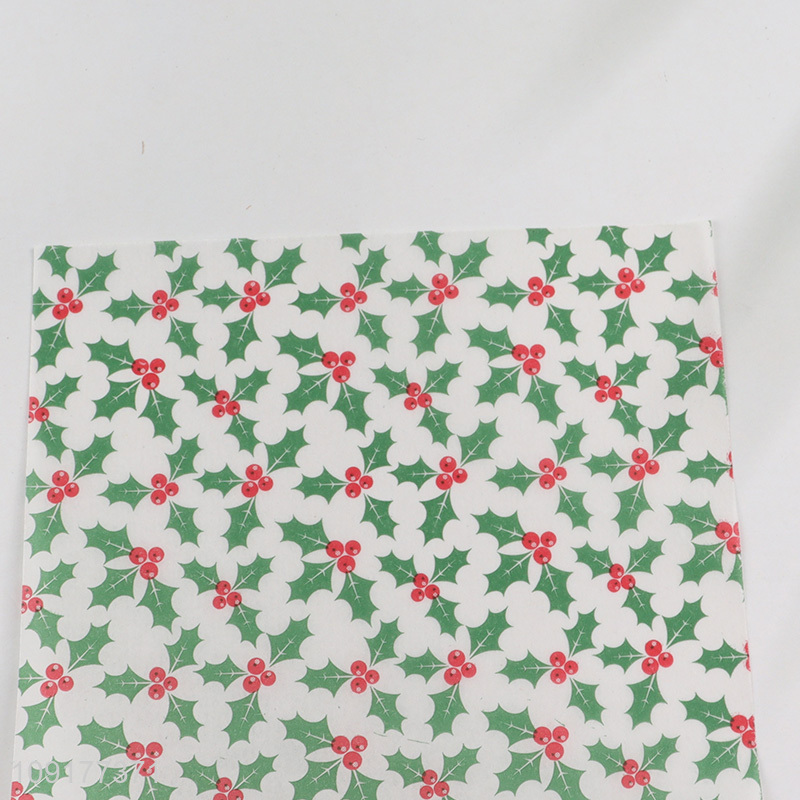 Good Quality Christmas Parchment Paper Sheets Non-Stick Oven Baking Paper