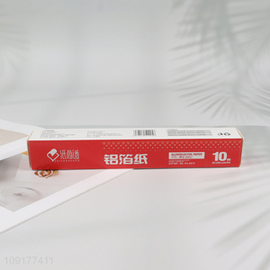 Wholesale 30cm*10m Heavy Duty Food Safe Aluminum Foil Roll for Food BBQ Grilling