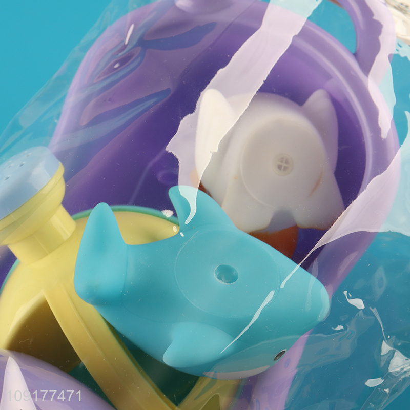 Top products creative water play toys bath shower toy vinyl animal toys