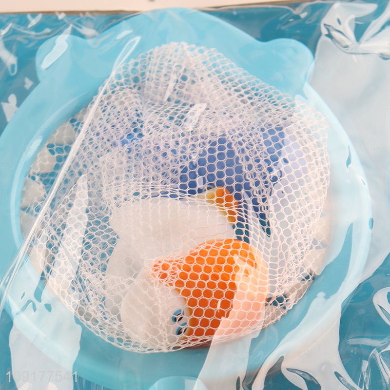 Hot items creative shark baby shower bath toys set for sale