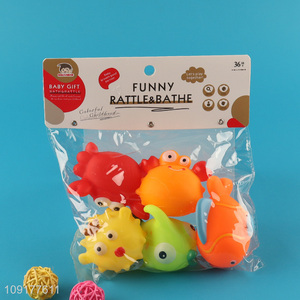 China supplier 5pcs water play toys bath shower toy set
