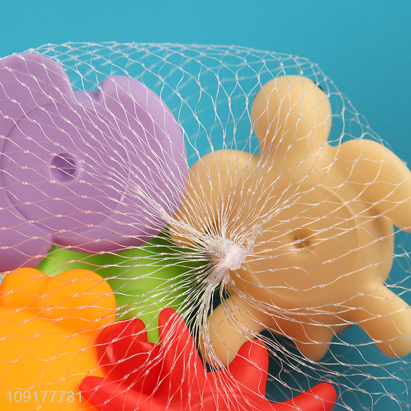 Popular products 5pcs animal series water play toys bathing shower toy