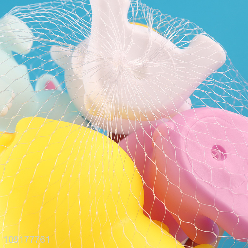 Hot selling 4pcs animal series water play toys bathing shower toy