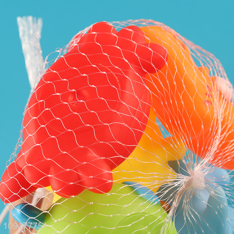 Top selling 5pcs animal series water play toys bathing shower toy