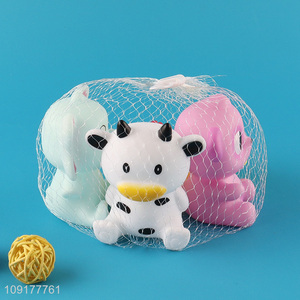 Hot selling 4pcs animal series water play toys bathing shower toy