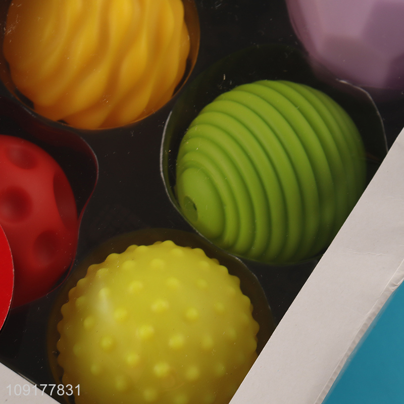 Most popular baby bath toys squeeze touch ball set