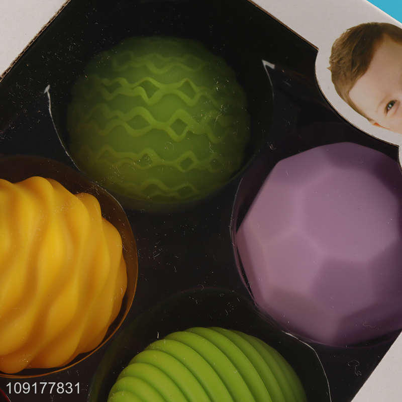 Most popular baby bath toys squeeze touch ball set