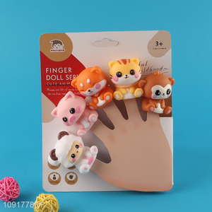 Top selling creative finger puppet animal finger puppet toy wholesale