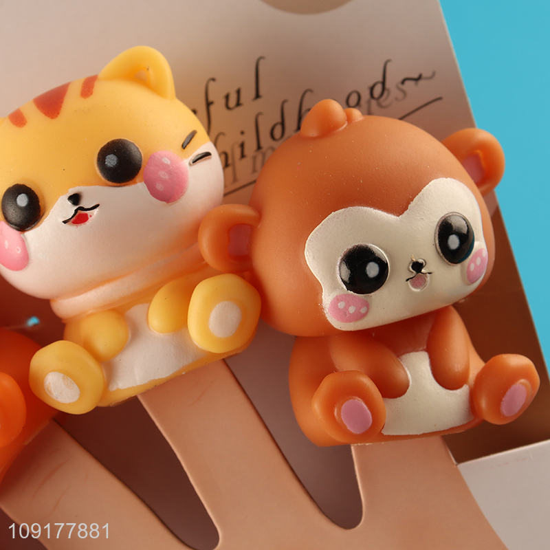 Top selling creative finger puppet animal finger puppet toy wholesale