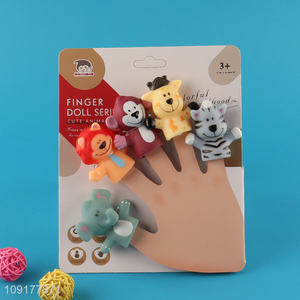 Best selling finger puppet animal finger puppet toy wholesale