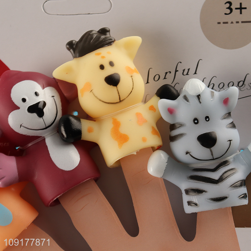 Best selling finger puppet animal finger puppet toy wholesale
