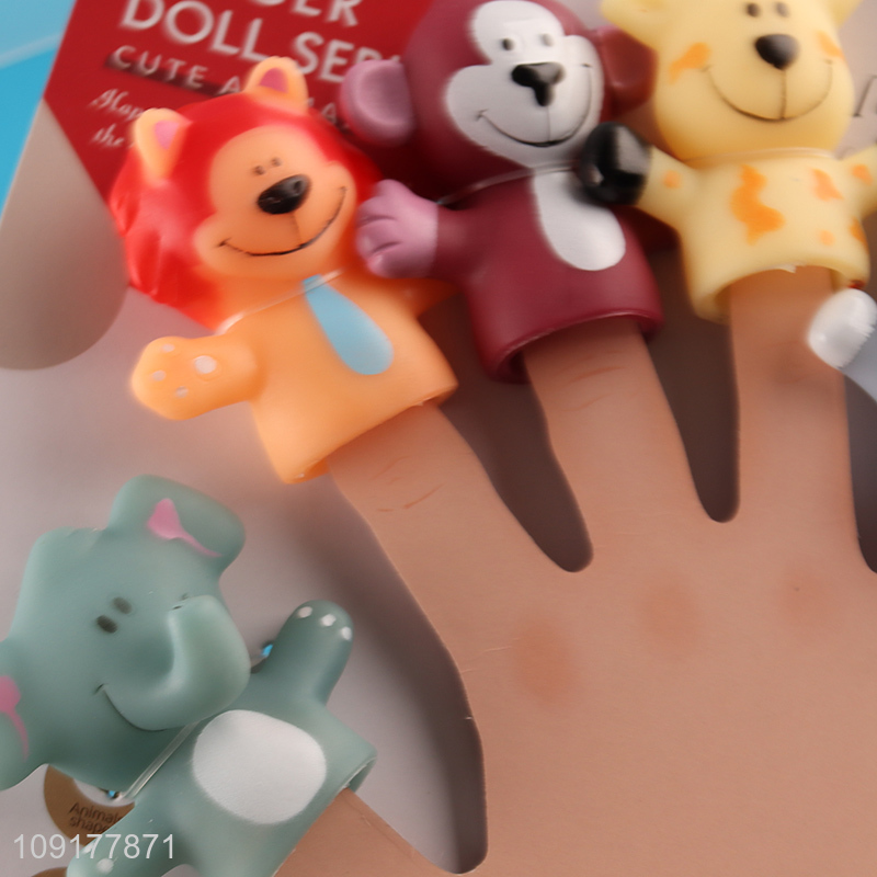 Best selling finger puppet animal finger puppet toy wholesale