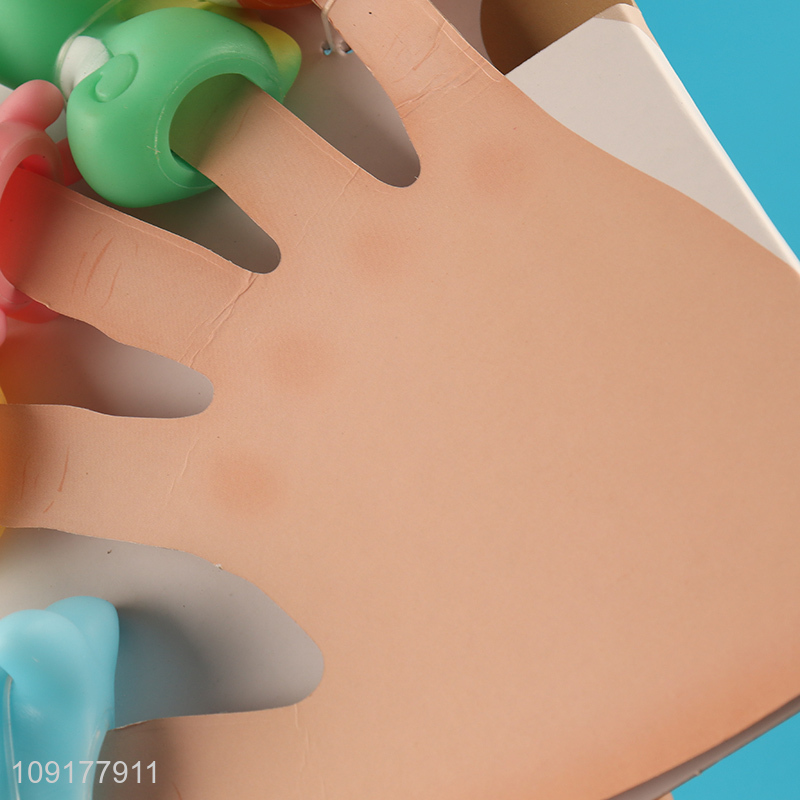 Most popular pvc finger puppet animal finger puppet toy for sale