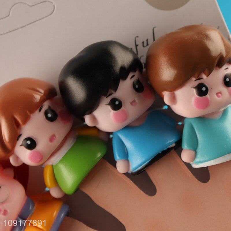 Online wholesale PVC finger puppet creative finger puppet