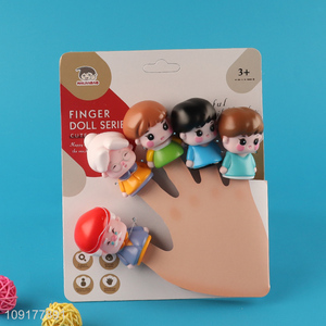 Online wholesale PVC finger puppet creative finger puppet