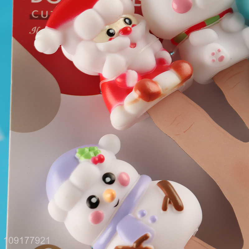 China supplier christmas series finger puppet pvc finger puppet toy