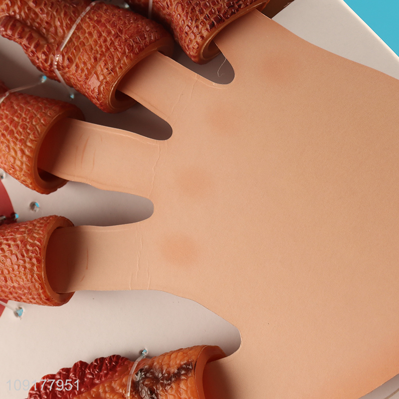 Latest products dinosaur creative finger puppet pvc finger puppet toy