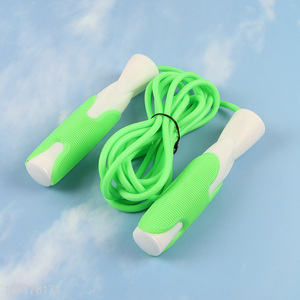 Hot Selling Fitness Excercise PVC Skipping Rope with Non-Slip Handle