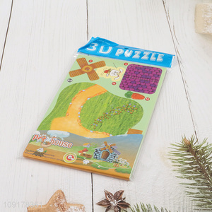 High Quality 3D Puzzle Cartoon Paper Puzzle DIY Model Building Kit (Pet House)