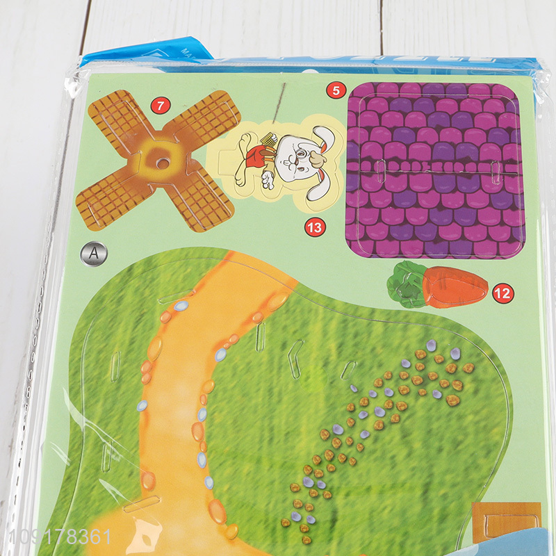 High Quality 3D Puzzle Cartoon Paper Puzzle DIY Model Building Kit (Pet House)