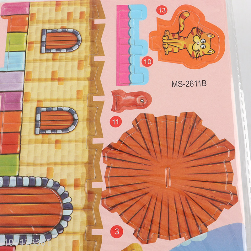 China Imports 3D Puzzle Cartoon Paper Puzzle DIY Model Building Kit (Pet House)