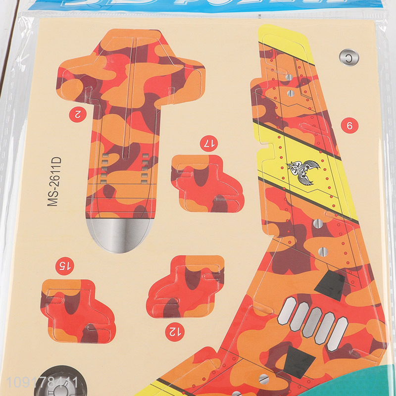 Good Quality 3D Puzzle Cartoon Paper Puzzle DIY Model Building Kit (Fighter)