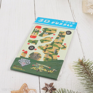 Hot Selling 3D Puzzle Cartoon Paper Puzzle DIY Model Building Kit (Fighter)