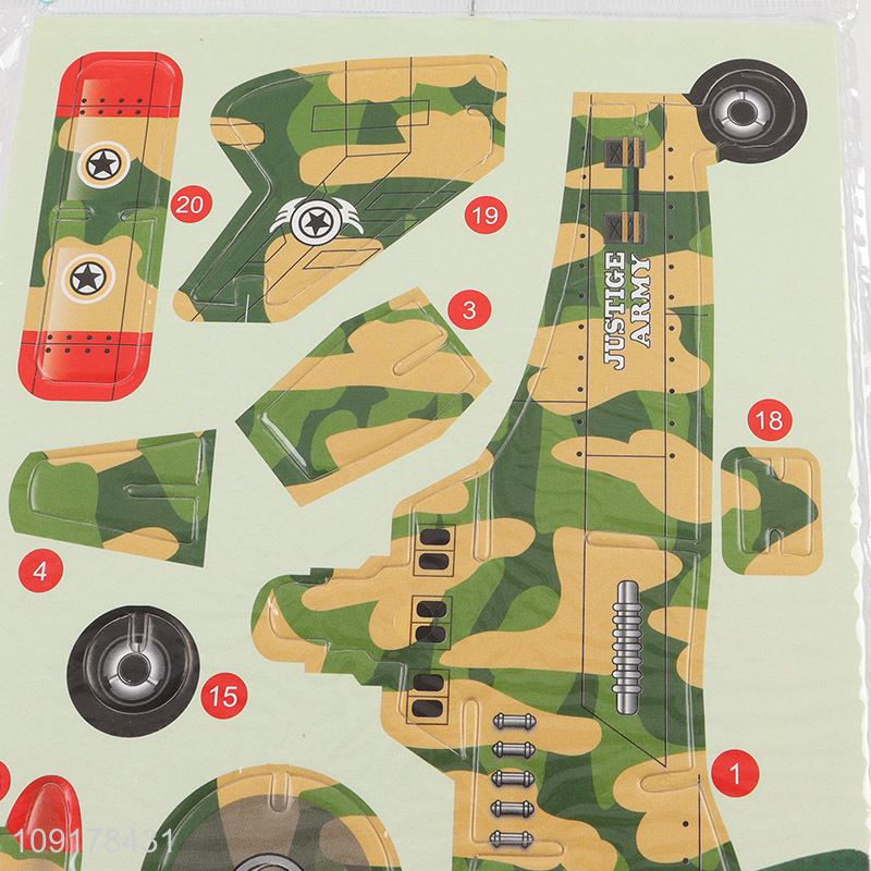 Hot Selling 3D Puzzle Cartoon Paper Puzzle DIY Model Building Kit (Fighter)