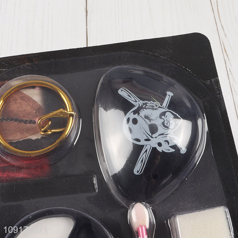 New Product Pirate Face Painting Kit Non-Toix Paints Halloween Makeup Kit