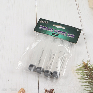 New Product 4PCS Empty Halloween Syringes for Jello Shot, Halloween Party