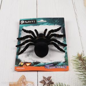 New Product Halloween Black Plush Spider Fake Spider Ghost House Party Props