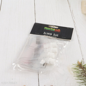 Hot Selling 4PCS Empty Halloween Blood Bags Halloween Party Supplies