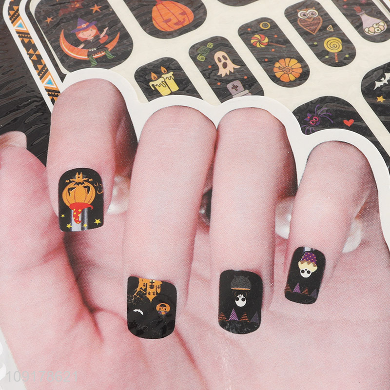 Good Quality Self Adhesive Halloween Nail Art Stickers Halloween Nail Decals