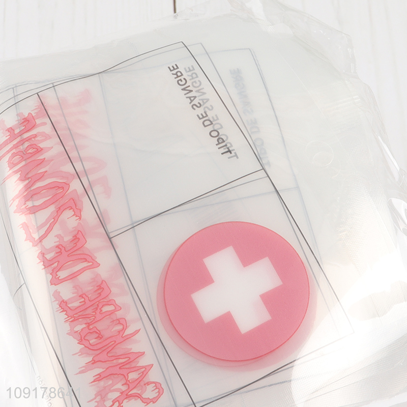 Hot Selling 4PCS Empty Halloween Blood Bags Halloween Party Supplies