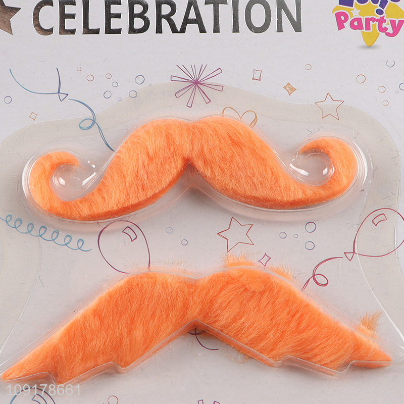 Wholesale 4PCS Self Adhesive Fake Mustaches Beards Halloween Costume Accessories