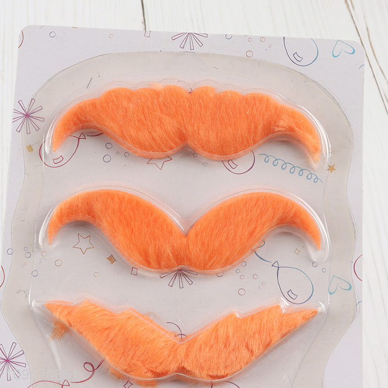 Wholesale 4PCS Self Adhesive Fake Mustaches Beards Halloween Costume Accessories