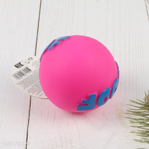 Factory Price Bite Resistant Squeaky Dog Toy Ball Dog Chew Toy